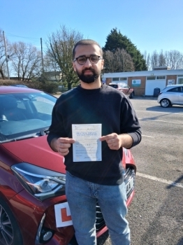 Fred was an outstanding driving instructor from the very first lesson.  HIs calm patient approach made learning to drive much easiermand helped me feel comfortable behind the wheel.  Even when I was nervouse, he stayed supportive and explained everything clearly.  Thanks to his guidance, my confidence grew with every lesson.  I am really grateful to have had Fred as my first instructor, and would 