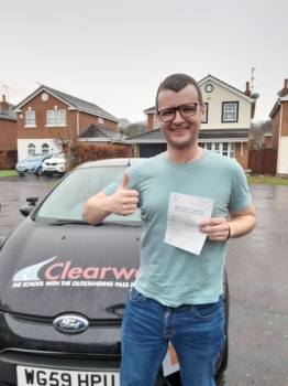 I passed yesterday on the first attempt with Fred and I couldn´t be more thrilled! Fred is a calm, excellent instructor who I couldn´t be more happy to recommend. He has a high bar for quality, but patiently helps you to correct your mistakes and get you ready for the test.<br />
<br />
Thanks Fred, and Clearway!