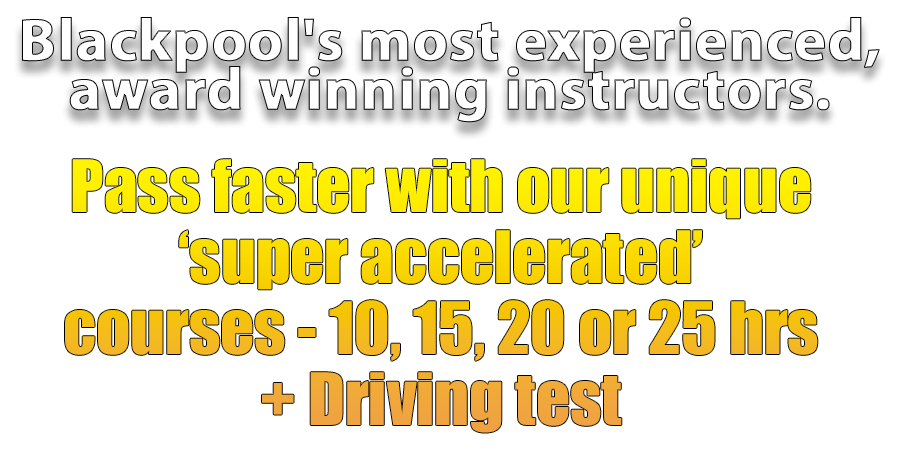 Driving lessons Blackpool with an experienced instructor